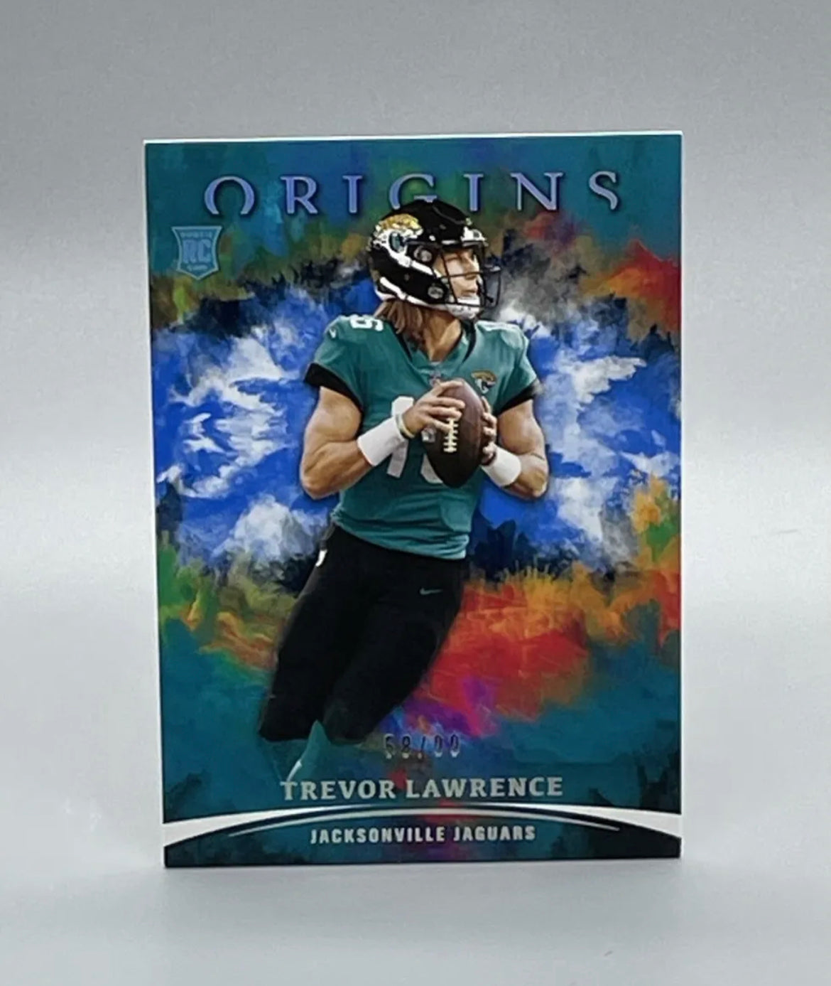 ❤️2021 Origins Trevor Lawrence FOTL Blue Variation Rookie RC /99 #101 Jaguars
