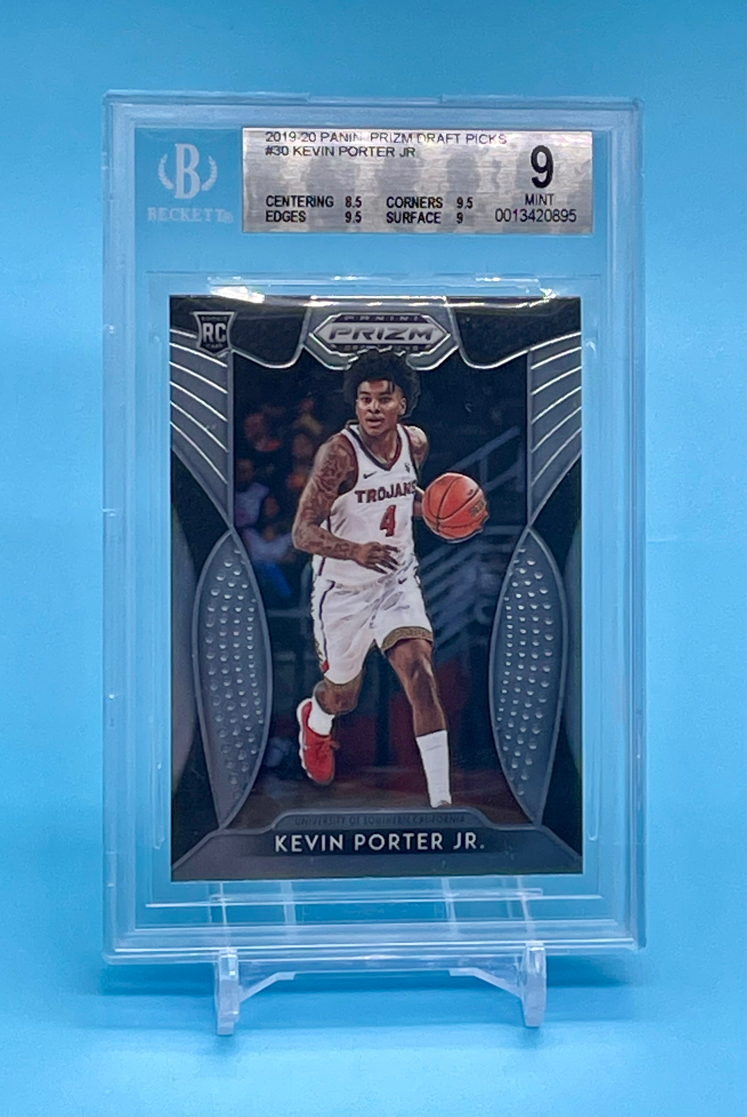 ❤️2019 Prizm Draft Picks Kevin Porter Jr. USC #30 BGS 9 MINT Rookie Card RC