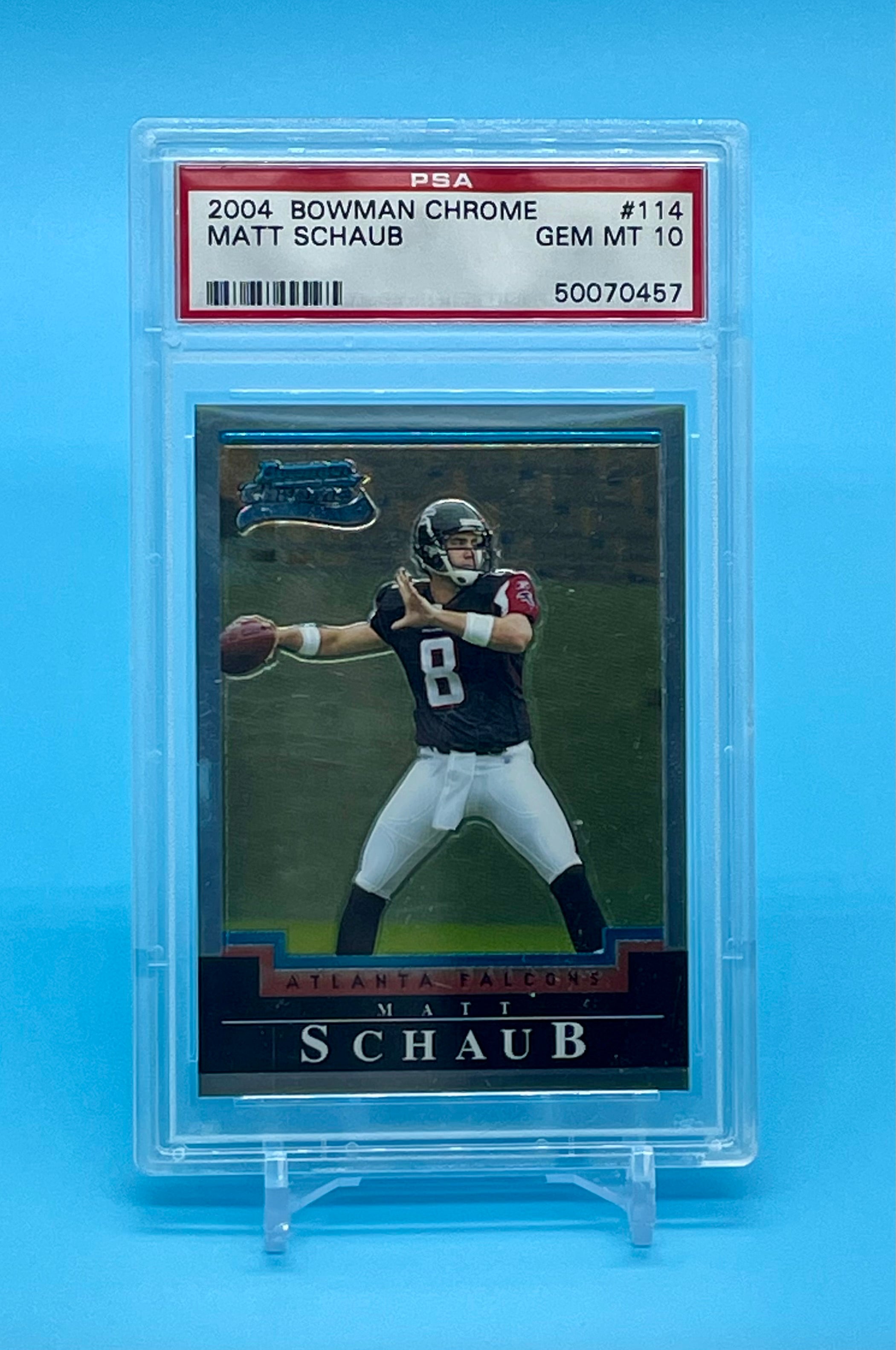 ❤️2004 Bowman Chrome Matt Schaub #114 PSA 10 Rookie Pop 1!