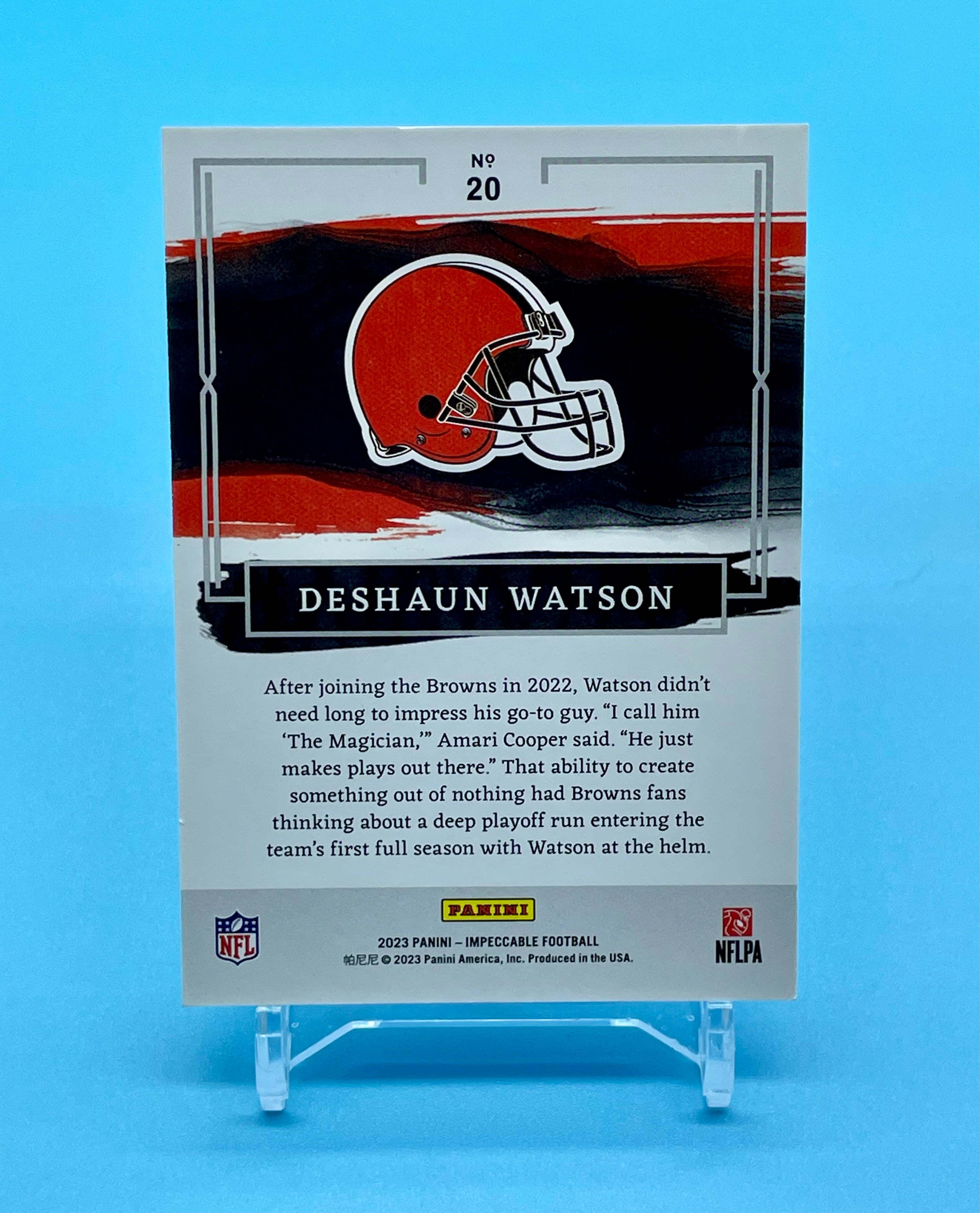 ❤️2023 Impeccable Football Silver Deshaun Watson 52/75 #20
