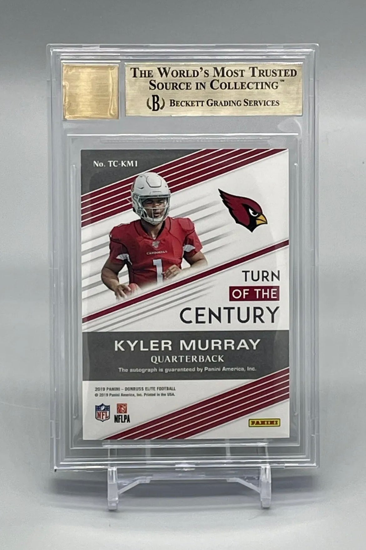 ❤️2019 Donruss Elite Kyler Murray Turn of the Century Rookie /99 Auto 10 BGS 9.5