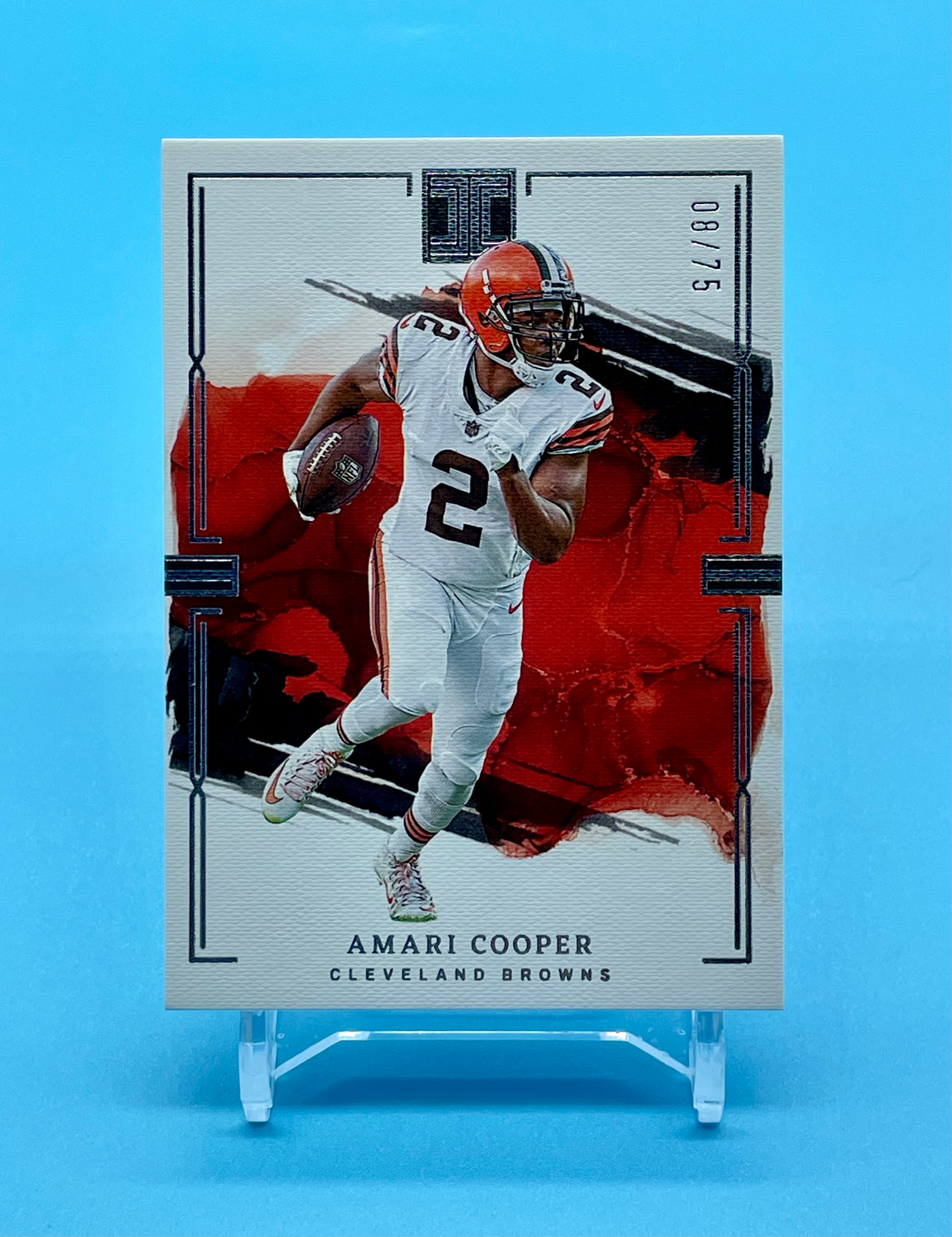 ❤️2023 Panini Impeccable Amari Cooper #8/75 Cleveland Browns