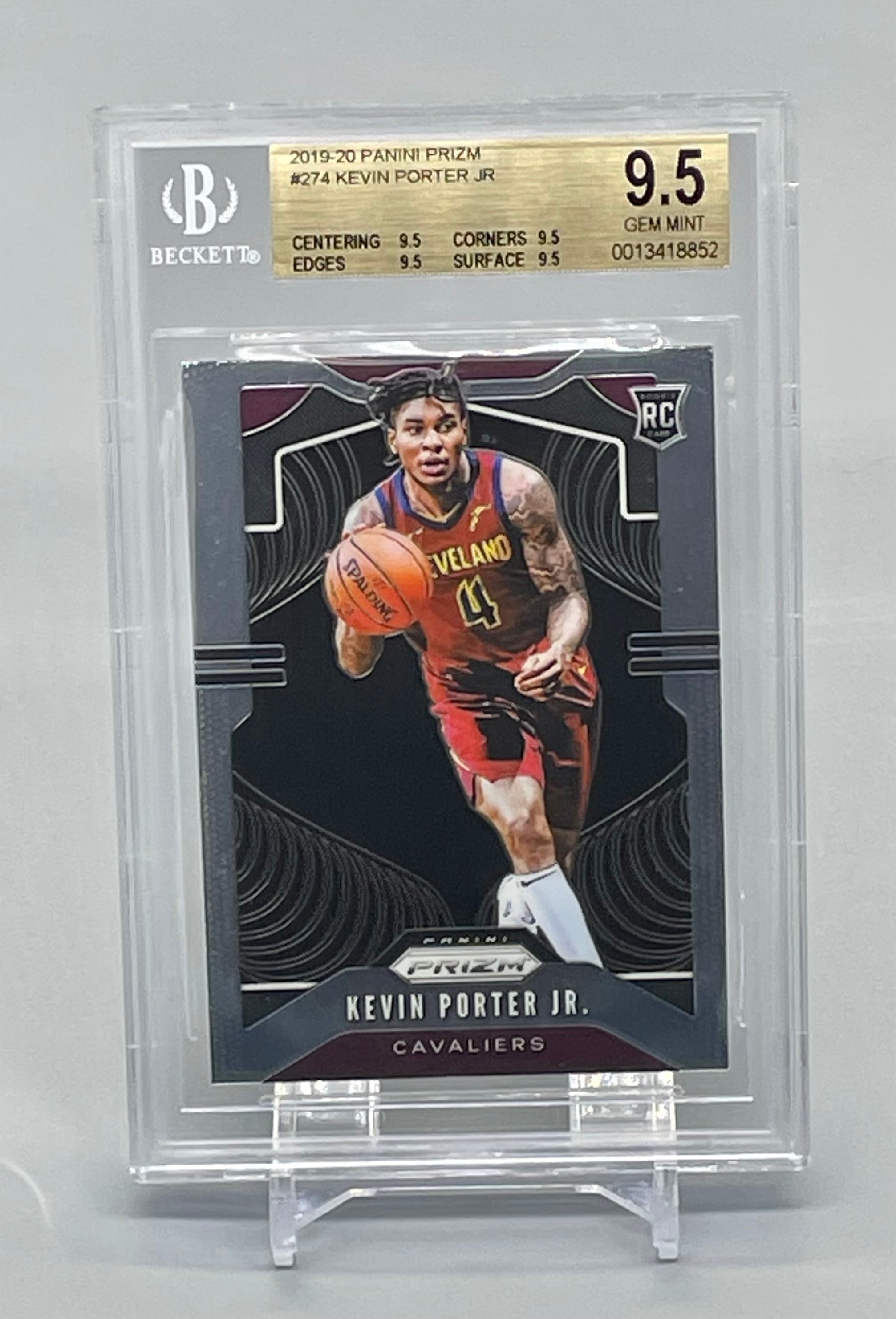 ❤️2019 Prizm Kevin Porter Jr Rookie RC BGS 9.5 True Gem Mint #274
