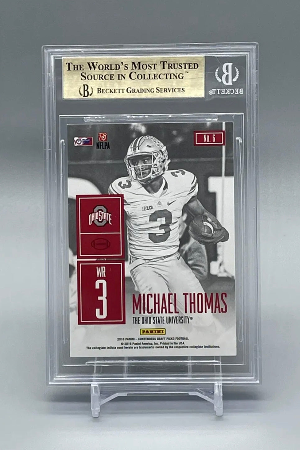 ❤️2016 Contenders Draft Picks Game Day Tickets Michael Thomas #6 BGS 9.5 Rookie RC