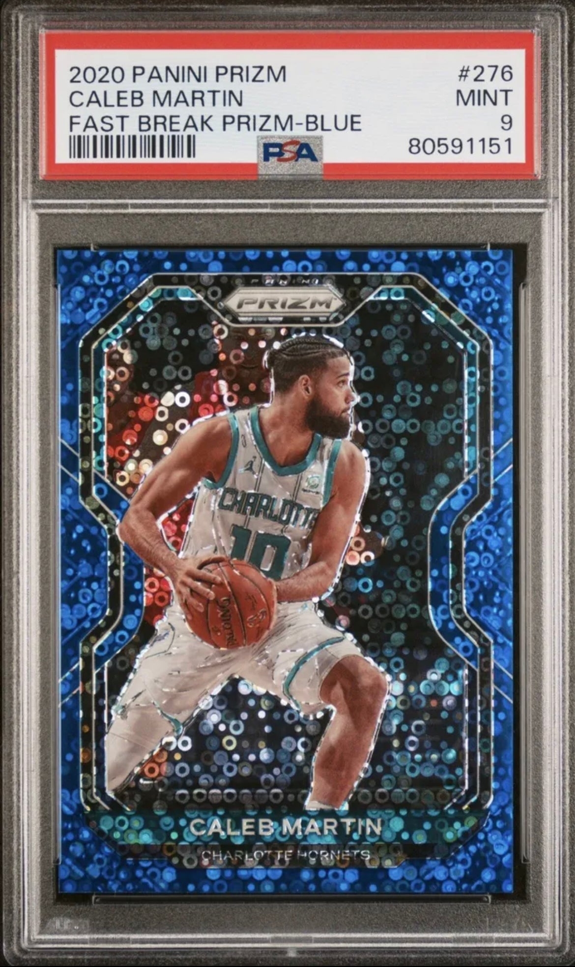 ❤️2020 Panini Prizm #276 Caleb Martin Fast Break Blue /175 Rookie Mint Psa 9 Pop 1