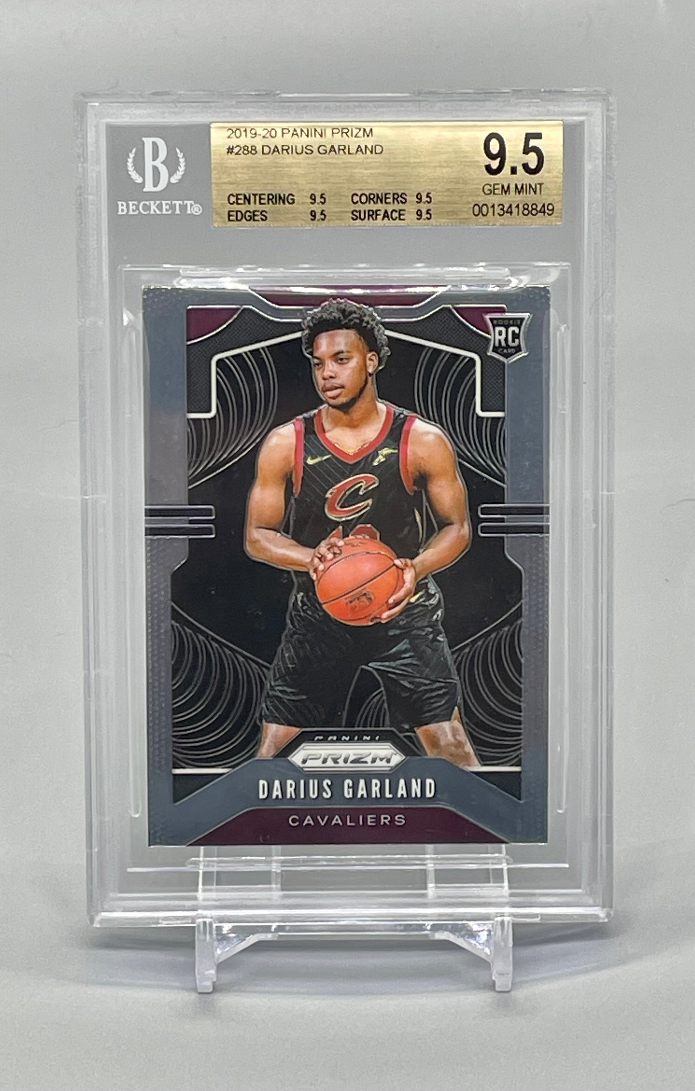 ❤️DARIUS GARLAND 2019 Panini Prizm 288 Rookie BGS 9.5 Cavaliers RC True Gem Mint