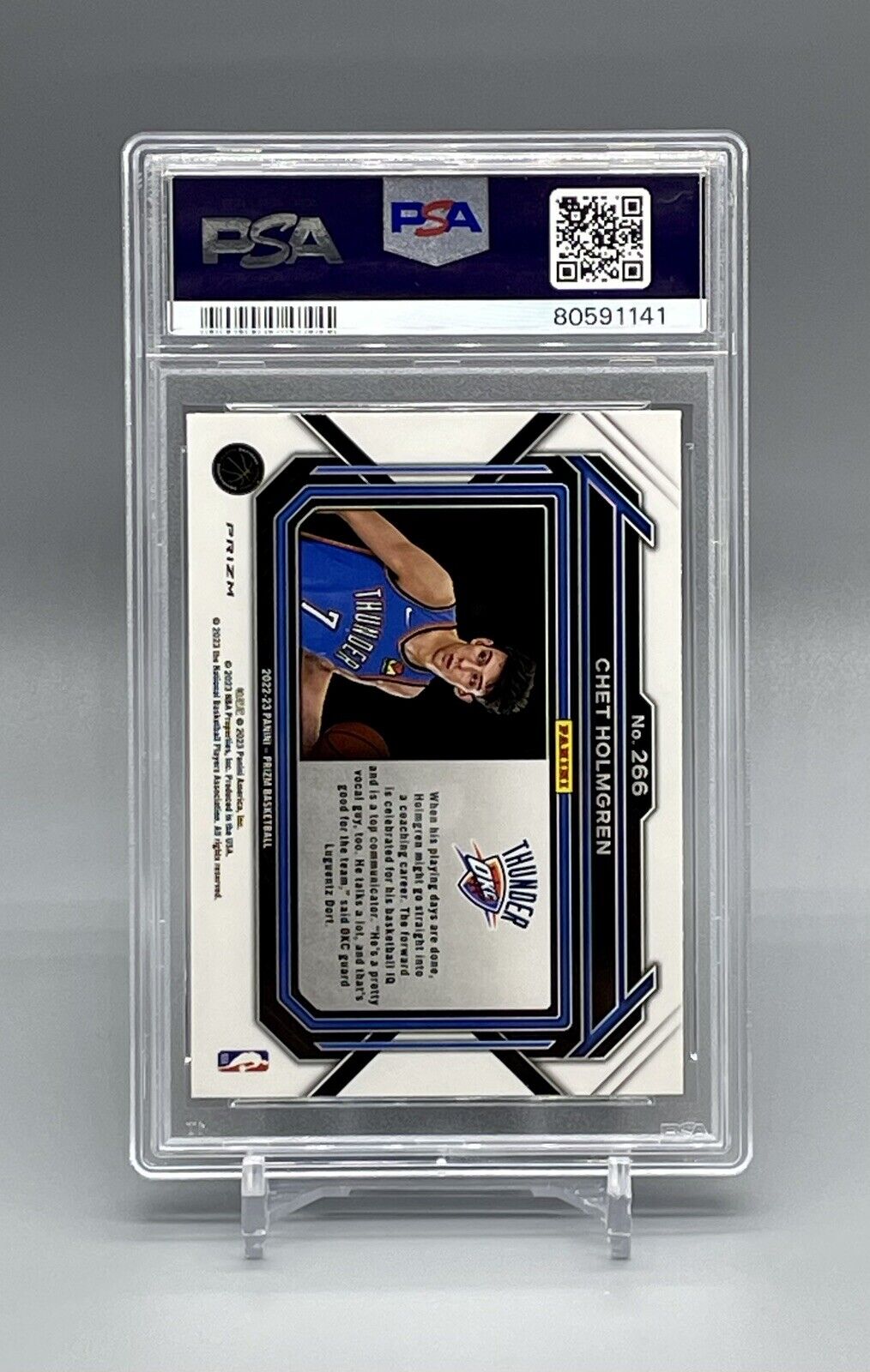 ❤️2022-23 Prizm Chet Holmgren Fast Break Rookie Variation Silver Disco PSA 10